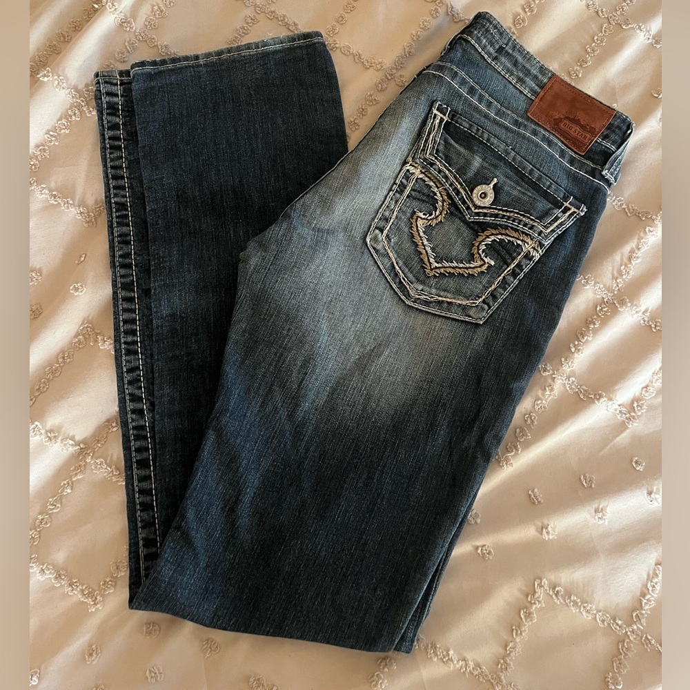 Big star Kayla straight mid rise fit jeans